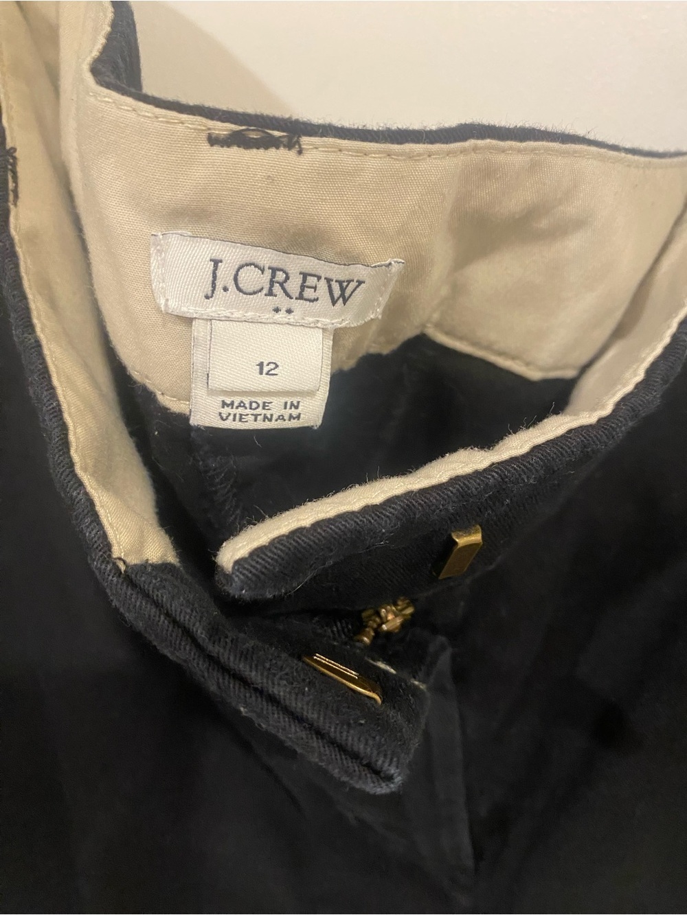 J. Crew Black High-Waist Linen Women’s Shorts - Picture 3 of 6